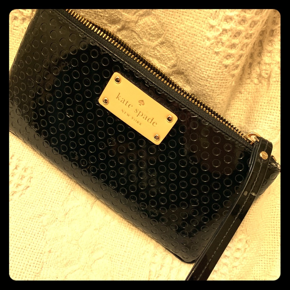 Kate Spade patent leather wristlet